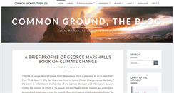 Desktop Screenshot of blog.commongroundgroup.net